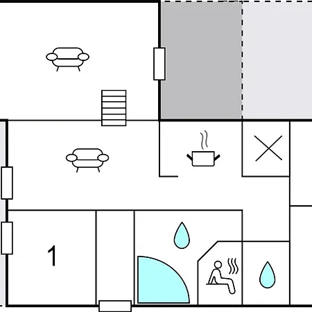 Сasa de vacaciones Pet Friendly In With Sauna